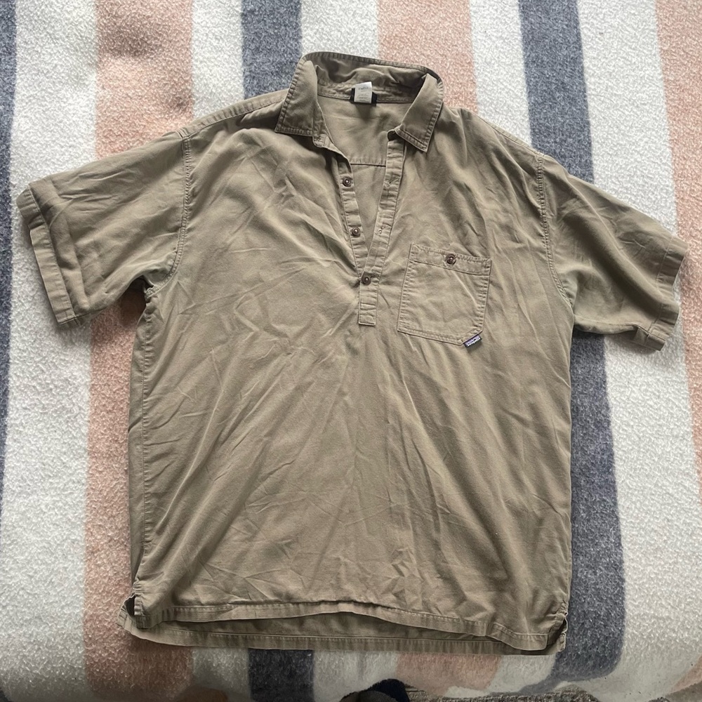 Patagonia dusty green popover